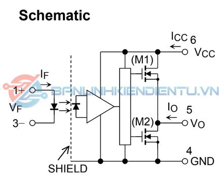 Sơ đồ mạch TLP155E