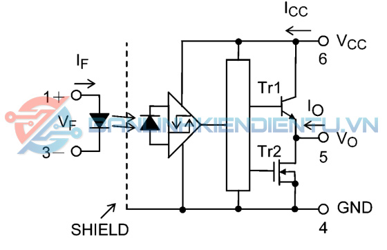 Sơ đồ mạch TLP2355