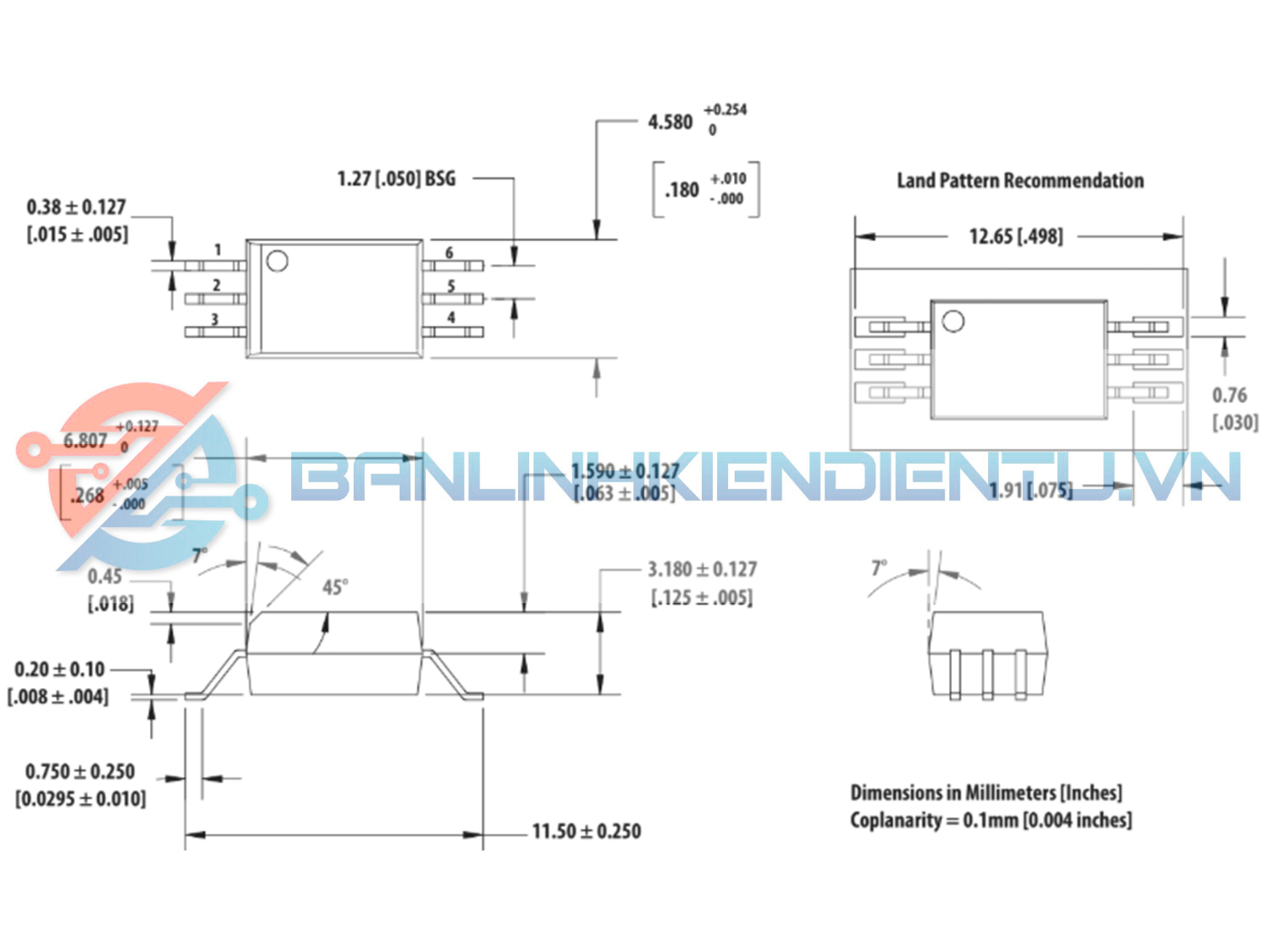 kích thước ACPL-W455V