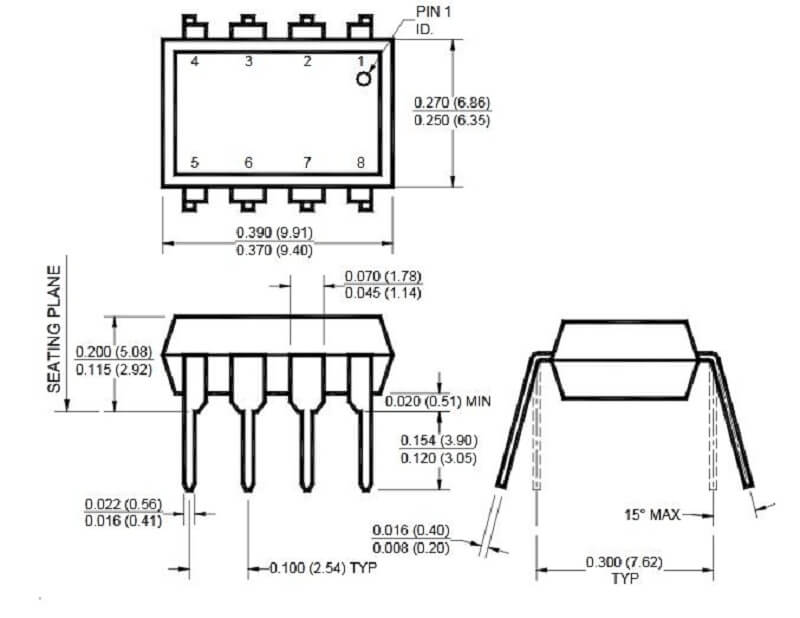 Kich thuoc HCPL-2730