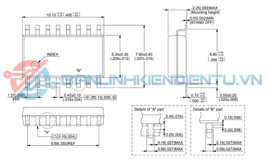 Kích thước MB3770
