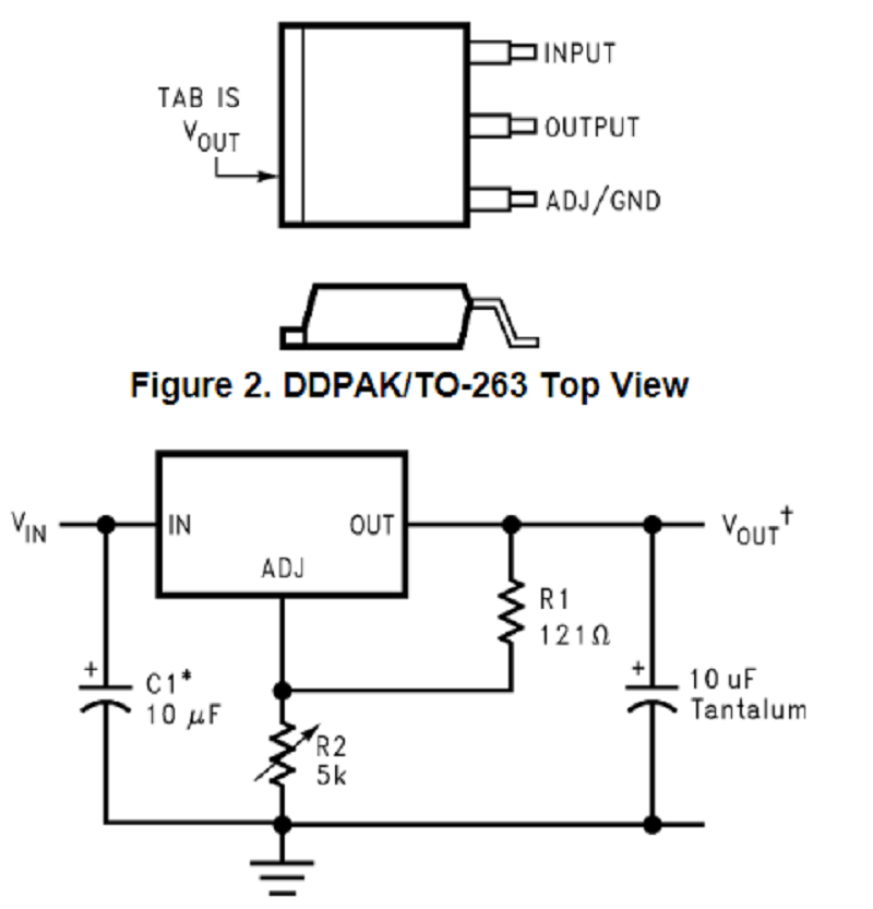 So do mach LM1085IS-ADJ