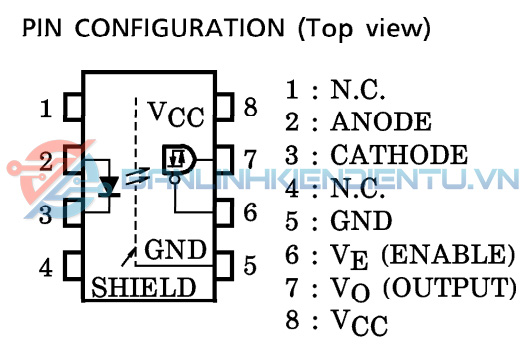 Sơ đồ chân TLP2200