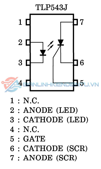 Sơ đồ chân TLP543J