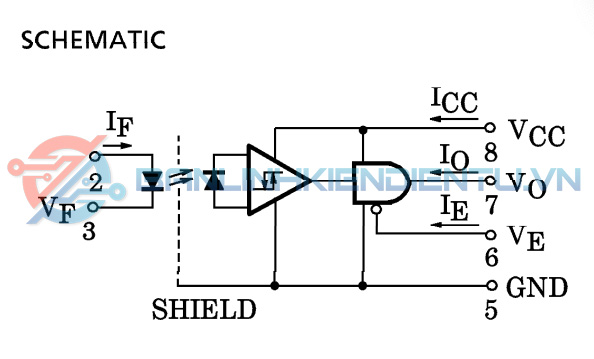 Sơ đồ mạch TLP2200