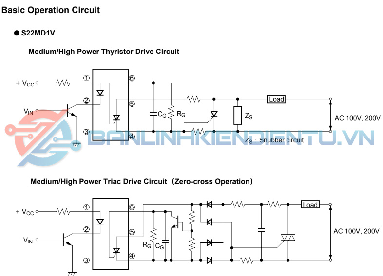 Sơ đồ mạch điện S22MD1V