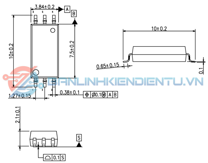 Kích thước TLP5754