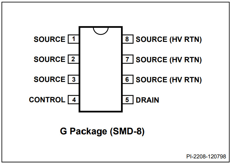Sơ đồ chân TOP412GN