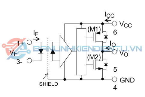 Sơ đồ mạch TLP5754