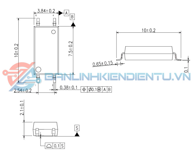 Kích thước TLP383