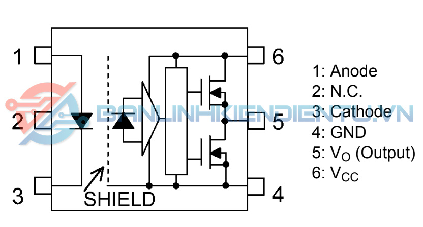 Sơ đồ chân TLP5701