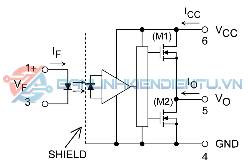 Sơ đồ mạch TLP5701