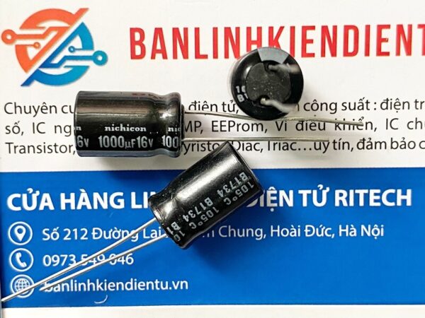 1000uF 16V nichicon 1