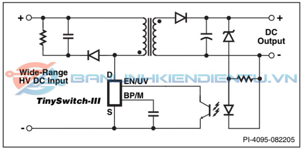 Mạch ứng dụng TNY278PG