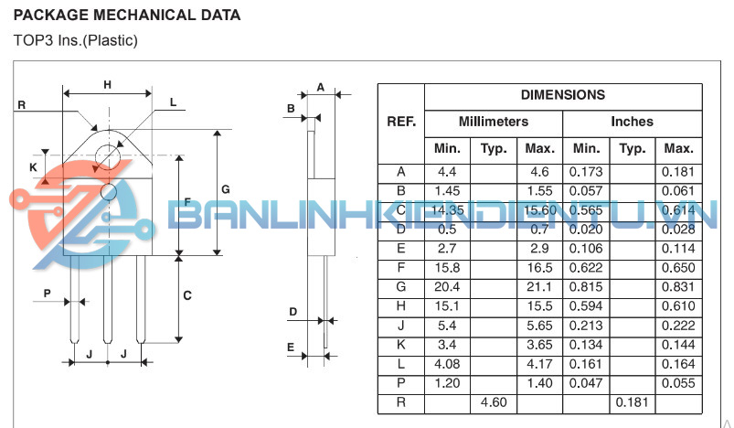 Kích thước BTW69200