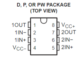 Sơ đồ chân RC4580