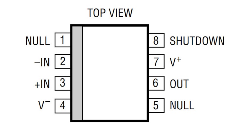 Sơ đồ chân IC LT1227
