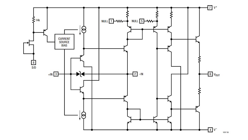 Sơ đồ mạch IC LT1227