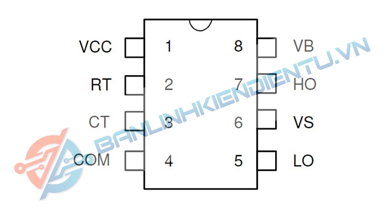 Sơ đồ chân IC GR8853A_
