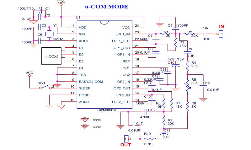 Mạch ứng dụng của IC 2