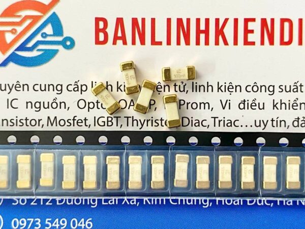 Cầu Chì Sứ SMD 500mA 125V LF500mA