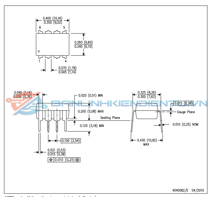 Kích thước UC3845