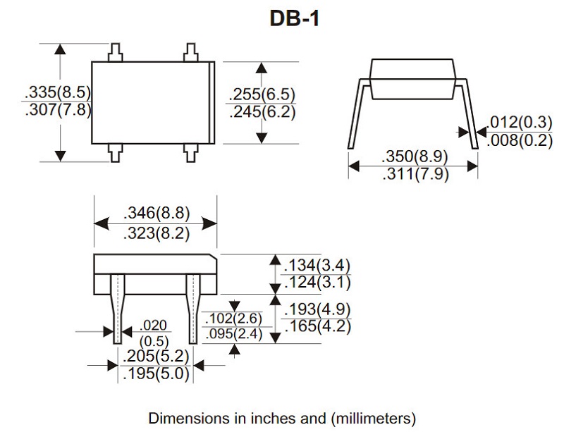 Kích thước DB105