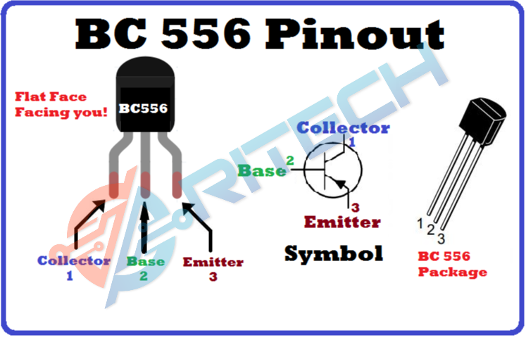 Sơ đồ chân BC556