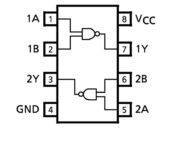 Sơ đồ chân IC 7W00F