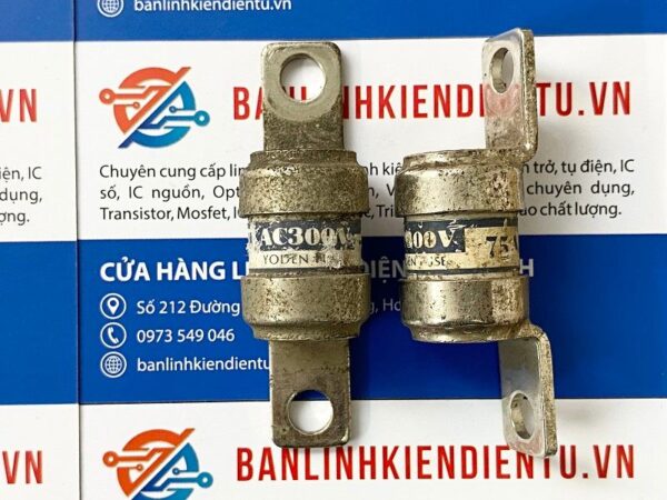 cầu chì 75A 300v cũ
