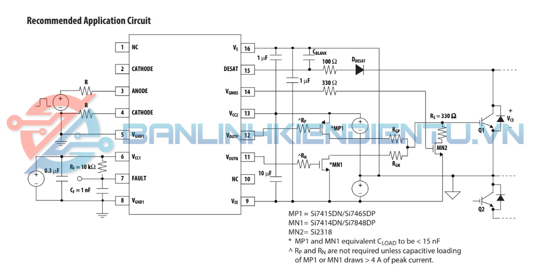 Sơ đồ mạch ứng dụng A339J