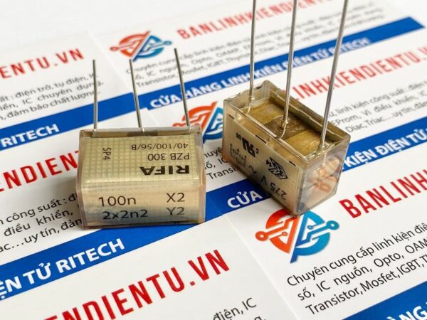 Tụ Rifa 100n 2x2n2 275V