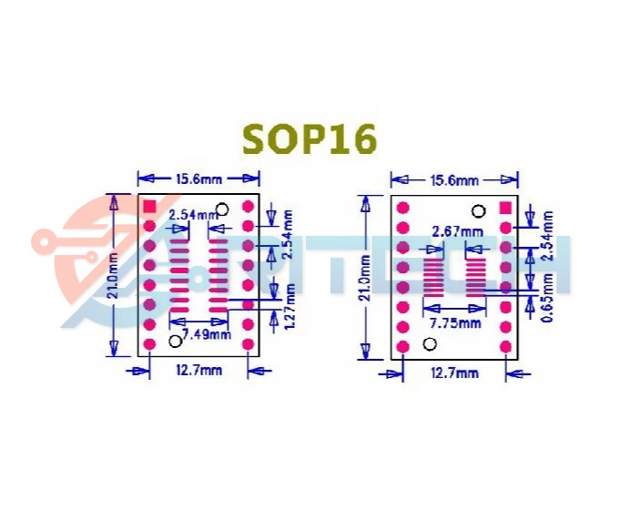 SOP16 sang DIP16