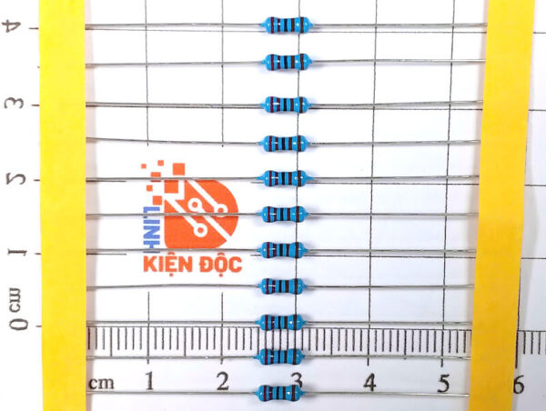 Điện trở 5 vòng màu 1/2W 2.4K 1%