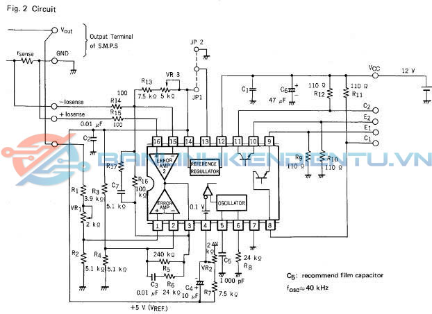 Mạch ứng dụng UPC494C