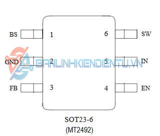 Sơ đồ chân MT2492