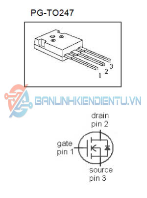 Sơ đồ chân và cấu tạo 35N60CFD
