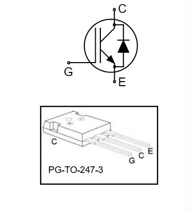 Sơ đồ chân và cấu tạo K40T1202