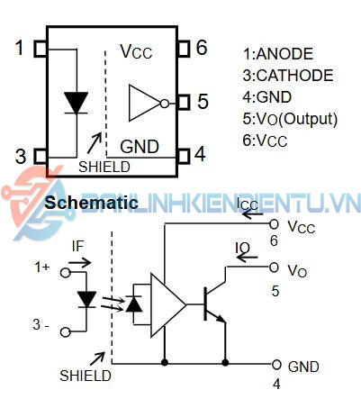 Sơ đồ cấu tạo TLP104