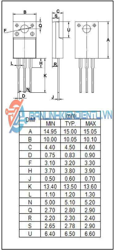 Kích thước J20A10M